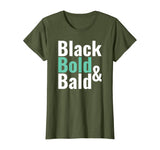 Black History Bold Bald Head Hair Shirt