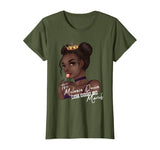 This Melanin Queen Was Born In March Birthday Black History T-Shirt