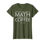 Funny Math Teacher T-shirts - Math and Coffee