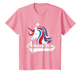 Americorn American Flag Unicorn Patriotic America T Shirt