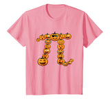 Pumpkin Pi Emojis Math Nerd Funny Halloween Teacher T-shirt