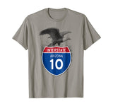Arizona AZ I-10 Highway Interstate Shield TShirt Tee