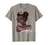 This Melanin Queen Was Born In March Birthday Black History T-Shirt