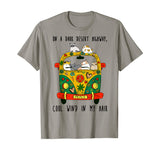 On A Dark Desert Highway Cool Wind In My Hair Cat T-shirt