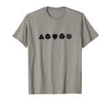 Platonic Solids Math Mathematics Sacred Geometry 3D Shirt