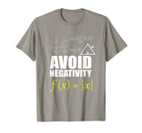 AVOID NEGATIVITY SHIRT Math Gift for Men Women Kids Teachers