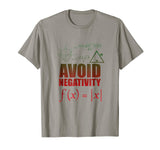 Funny Avoid Negativity T-shirt School Funny Math Quote Meme