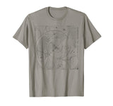Fibonacci T Shirt - Distressed Print Sequence, Spiral, Math