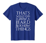 Funny beard T Shirt Cool I grow facial hair man men gift tee