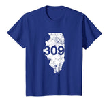 Peoria Pekin Area Code 309 Shirt, Illinois Souvenir Gift