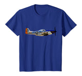 P-51 Mustang WWII Fighter Plane US Military Aviation History T-Shirt