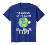 Rotation of the Earth Makes My Day Funny Science Shirt