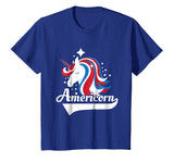 Americorn American Flag Unicorn Patriotic America T Shirt