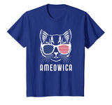 Ameowica America Pun USA American Flag Cat Shirt