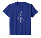 6 + 4 + 3 = 2 Baseball Math T-Shirt for Men, Women, Youth