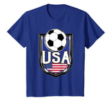 USA Soccer Ball T-Shirt | American Flag Football Tee