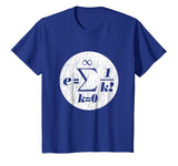 Euler Math equation fun shirt for scientist and math lovers