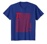 Pi Digits Science Geek Funny Nerd Math Symbol Lover T-Shirt