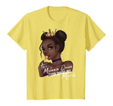 This Melanin Queen Was Born In March Birthday Black History T-Shirt
