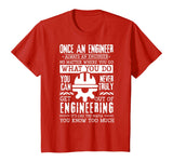 Once An Engineer Always An Engineer Funny Engineers T-Shirt