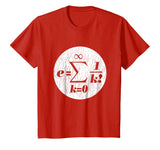 Euler Math equation fun shirt for scientist and math lovers