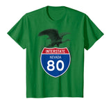 Nevada NV I-80 Highway Interstate Shield TShirt Tee
