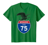 Ohio OH I-75 Highway Interstate Shield TShirt Tee