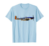 P-51 Mustang WWII Fighter Plane US Military Aviation History T-Shirt