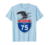 Ohio OH I-75 Highway Interstate Shield TShirt Tee