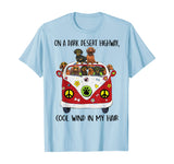 On A Dark Desert Highway Cool Wind in My Hair Dachshund Tee