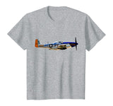 P-51 Mustang WWII Fighter Plane US Military Aviation History T-Shirt