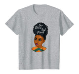 Yes Black and Proud | Black History Art Natural T-shirt