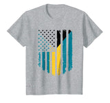 Vintage Bahamian American Flag T-shirt Bahamas America