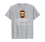Funny Beard Teacher Shirt; Teacher Appreciation Gift for Men