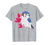 American Kestrel I Natural History Birder Birding Bird T-Shirt