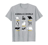 Animals Of The World T-Shirt Funny Rare Animals Memes Shirt