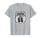 Albuquerque New Mexico Historic Route 66 Distressed T Shirt