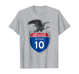 Arizona AZ I-10 Highway Interstate Shield TShirt Tee
