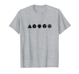 Platonic Solids Math Mathematics Sacred Geometry 3D Shirt