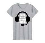 Can't Hear You I'm Gaming Video Gamer Headset Funny T-Shirt T-Shirt
