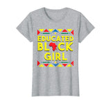 Black History Shirt Educated Black Girl African Colors Gift
