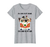 On a dark desert highway, cool wind in my hair pug cute tee