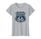 California Historic Route 66 Retro Distressed Graphic Shirt