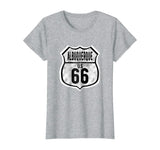 Albuquerque New Mexico Historic Route 66 Distressed T Shirt