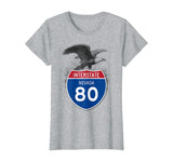 Nevada NV I-80 Highway Interstate Shield TShirt Tee