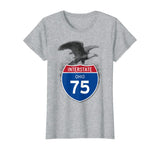 Ohio OH I-75 Highway Interstate Shield TShirt Tee