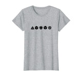 Platonic Solids Math Mathematics Sacred Geometry 3D Shirt