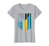 Vintage Bahamian American Flag T-shirt Bahamas America